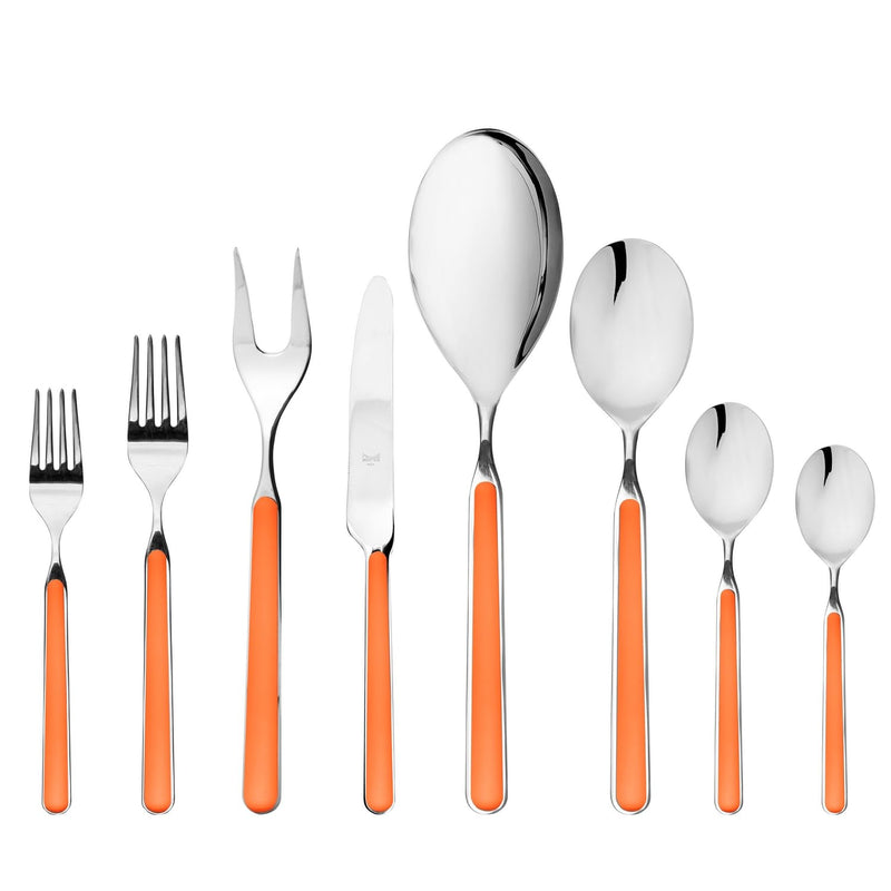 Mepra – Fantasia Carrot – 43-Piece Flatware Set