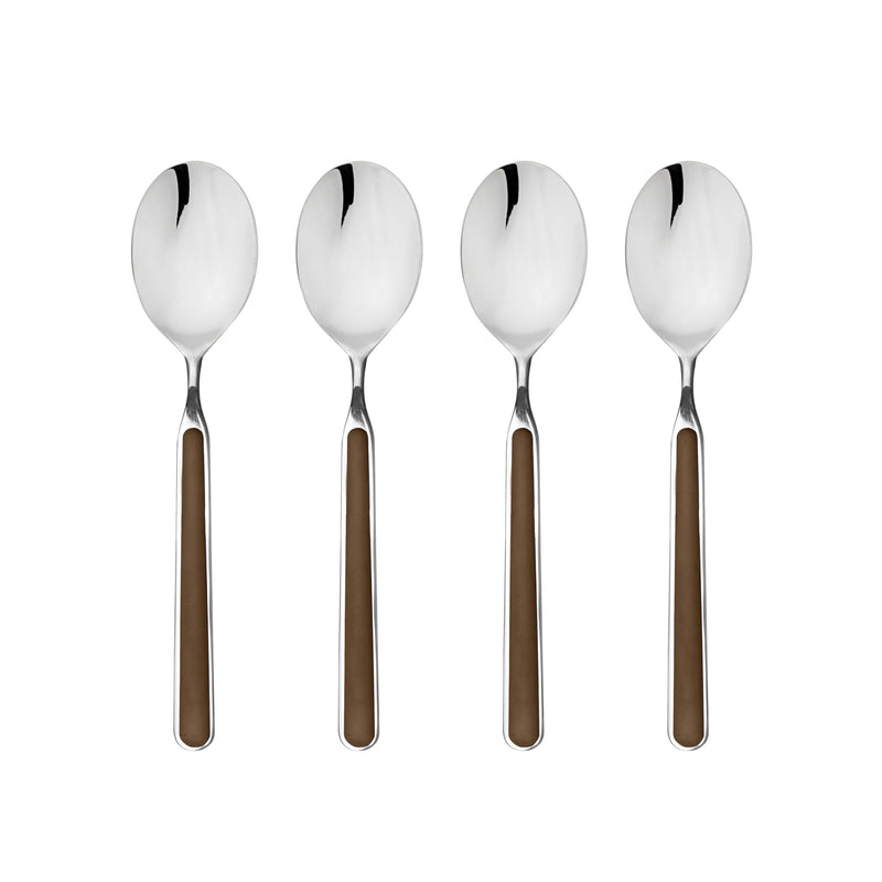 Mepra – Fantasia American Tobacco – 4-Piece Coffee Spoon Set