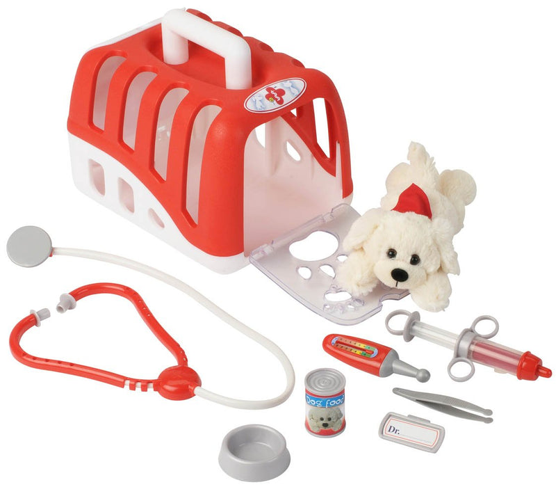 Theo Klein Pro Vet Case with Plush Dog
