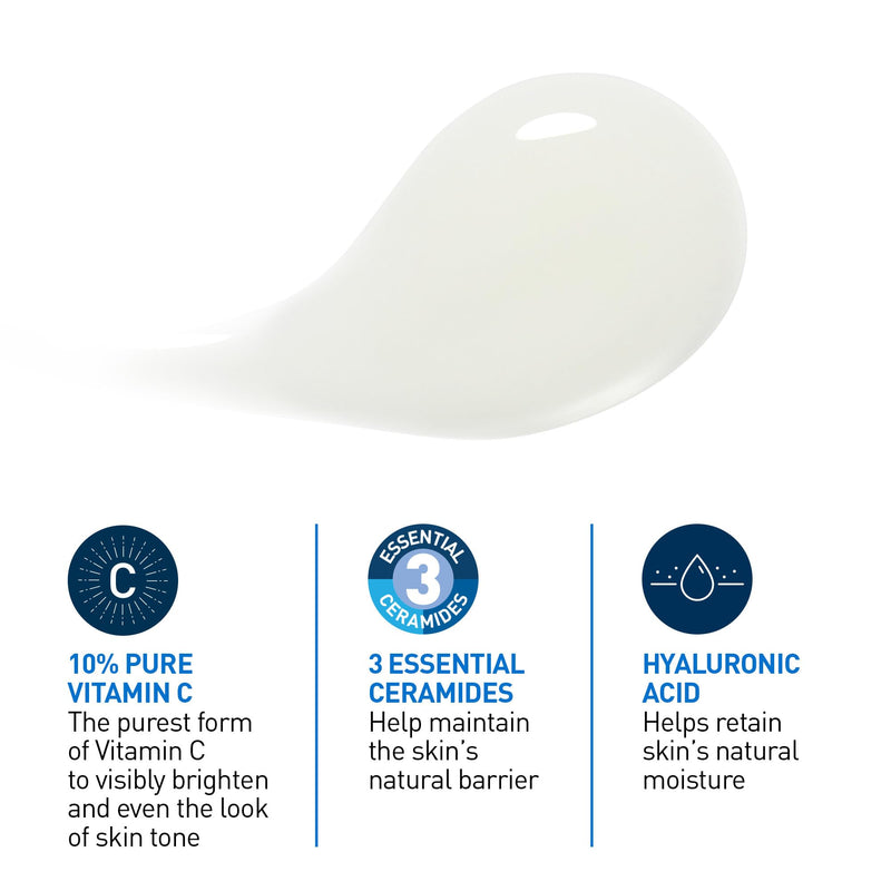 CeraVe - Skin Renewing Vitamin C Serum - 10% Vitamin C - 30 mL