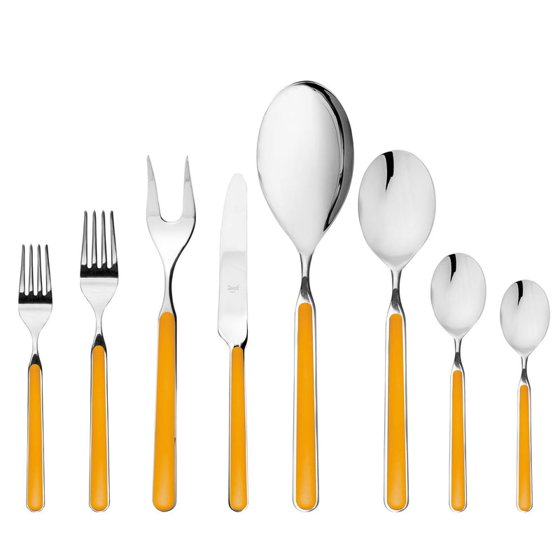 Mepra – Fantasia Mustard – 43-Piece Flatware Set