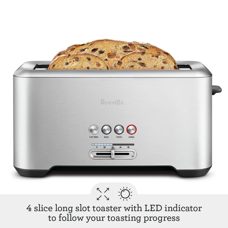 Breville A Bit More BTA730XL 4-Slice Long Slot Toaster