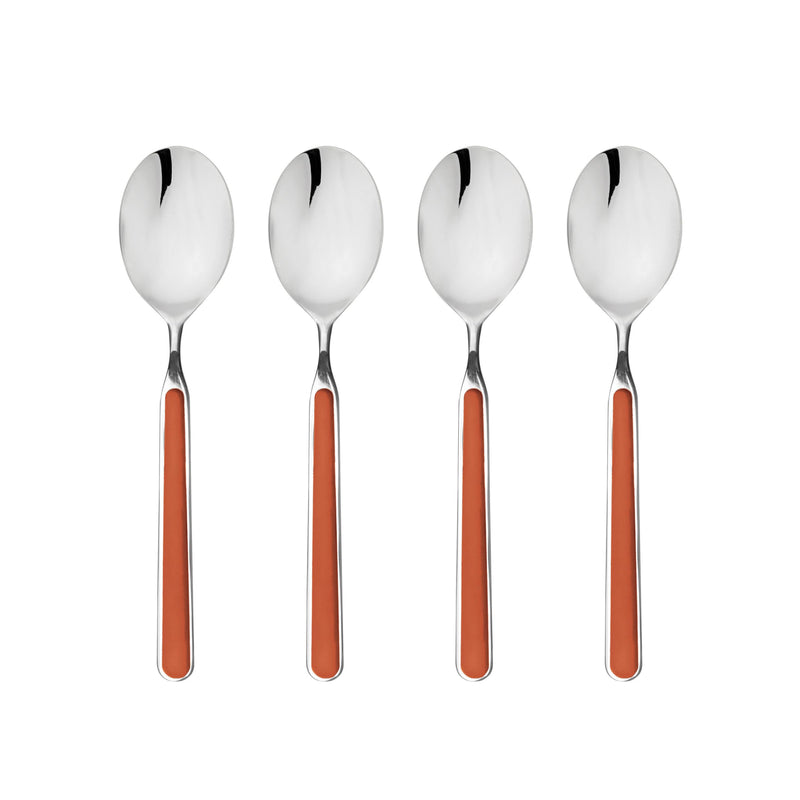 Mepra – Fantasia American Rust – 4-Piece Coffee Spoon Set