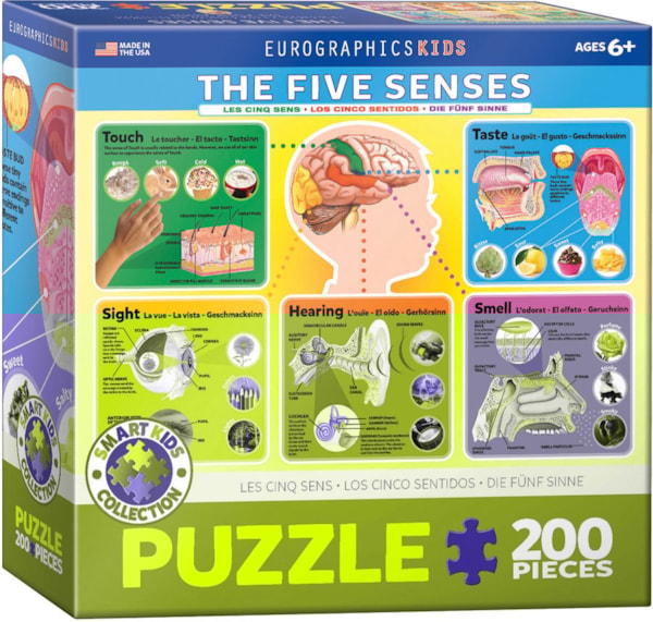 Eurographics - The Five Senses (200-Piece Puzzle)