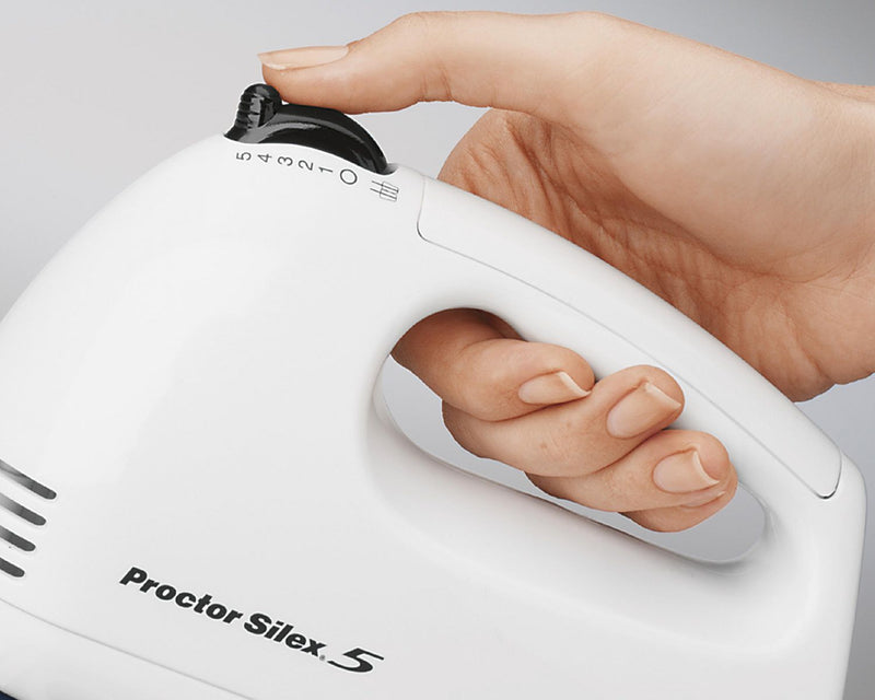 Proctor Silex Easy Mix Hand Mixer 62515RY, White