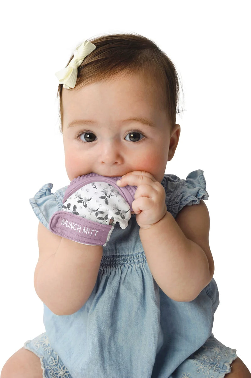 Malarkey Kids - Munch Mitt Wearable Teether Lilac Bloom