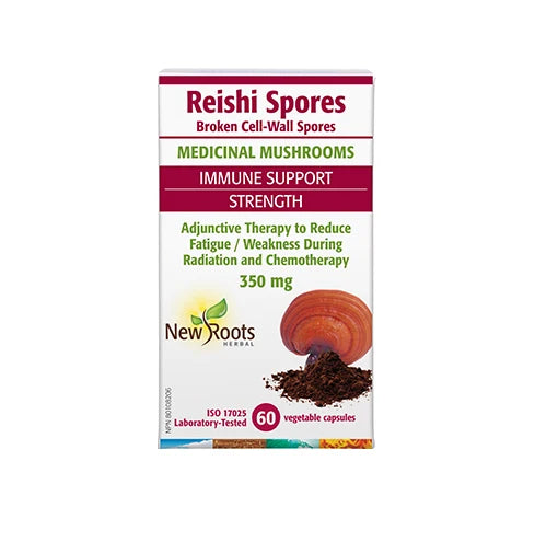 New Roots Herbal - Reishi Spores 60 Capsules