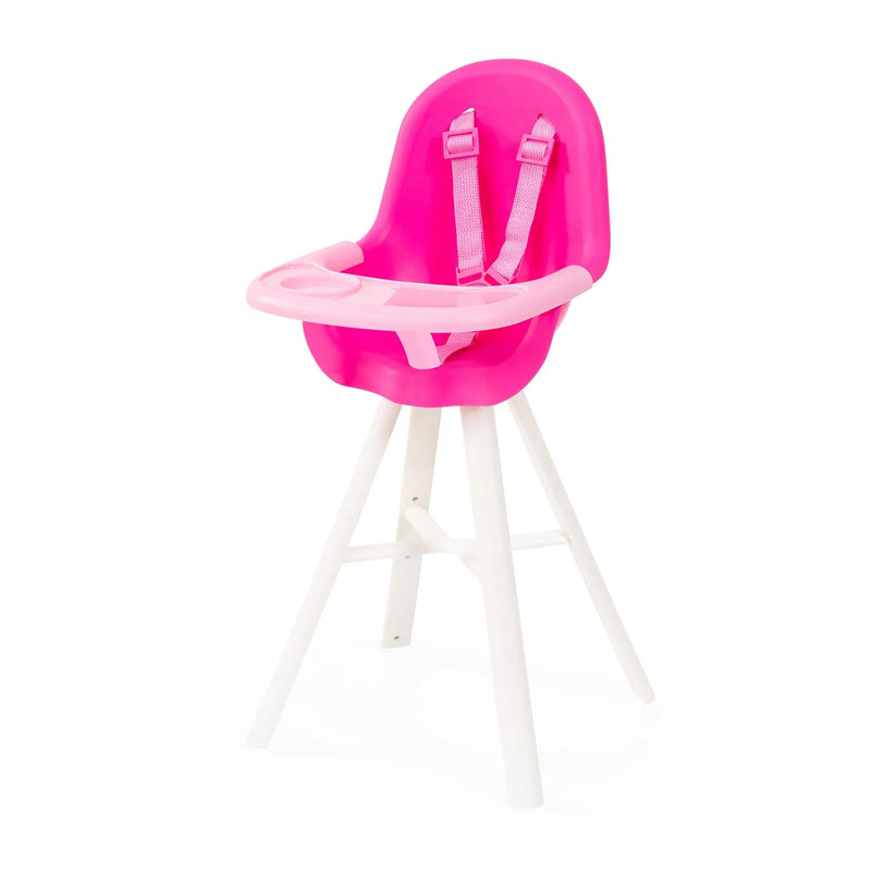 PLASTIC HIGH CHAIR - PINK