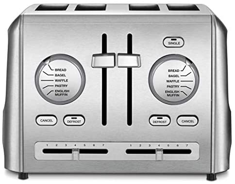 Cuisinart - Custom Select 4-Slice Metal Toaster