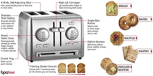 Cuisinart - Custom Select 4-Slice Metal Toaster