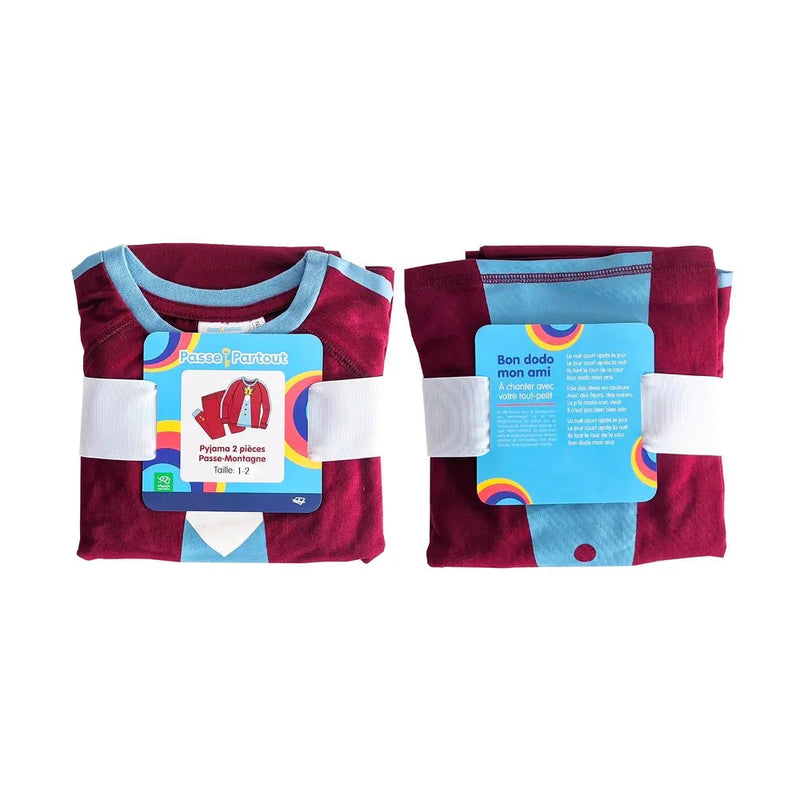 PYJAMA:PASSE-PARTOUT: BOURGOGNE (Passe-Montagne) 7/8 ans