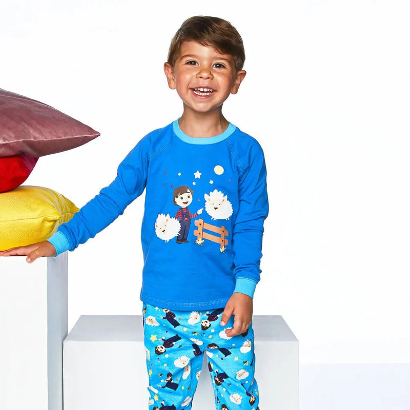 PYJAMA- PASSE-PARTOUT: BLEU (Pruneau) 7/8