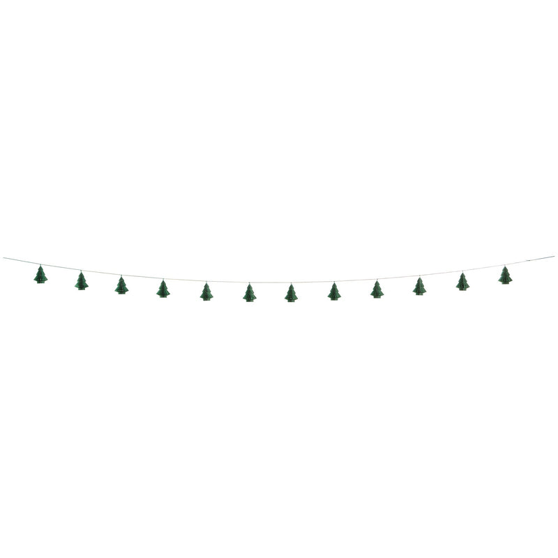 Danica Jubilee – Evergreen Honeycomb Paper Garland | 72 in / 183 cm