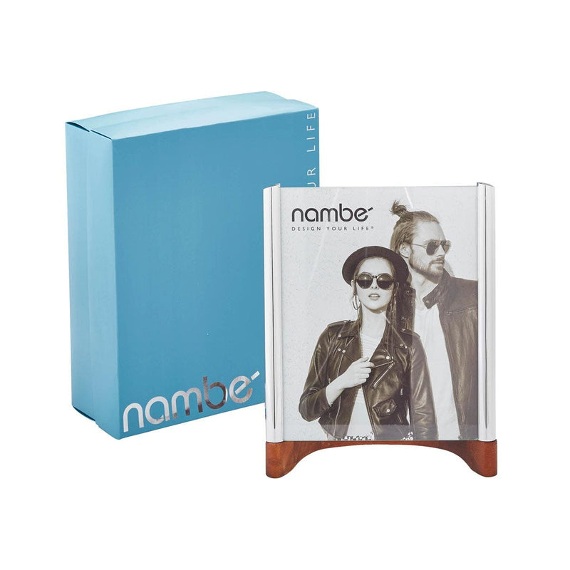 Nambé Sky View Photo Frame with packaging.