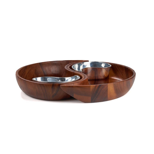 Nambé - Yin Yang Chip & Dip