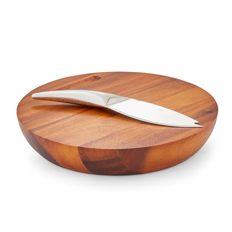 Nambé - Harmony Cheese Board with Knife