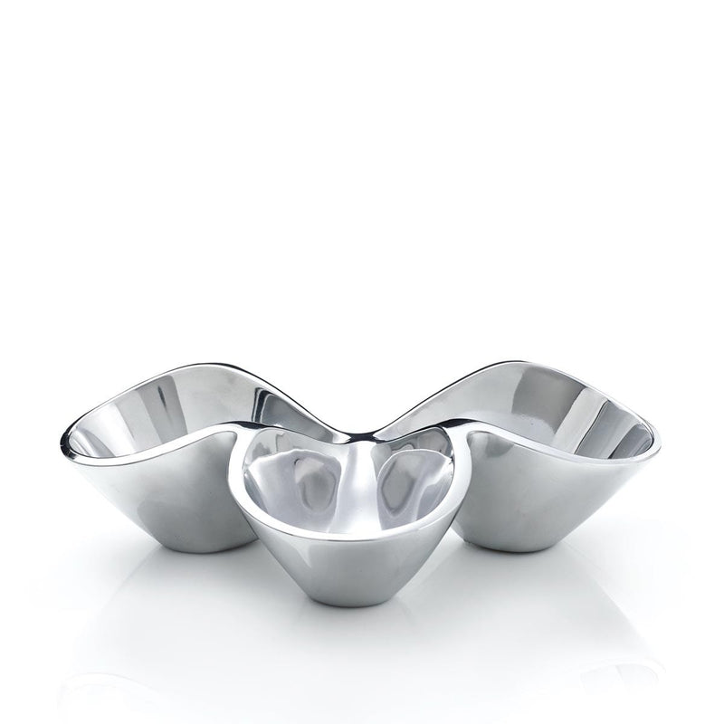 Nambé - Bella Triple Condiment Server