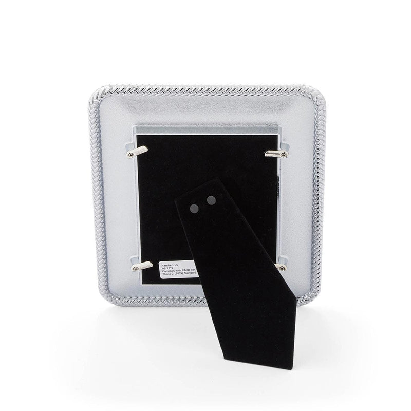 Nambé Braid Photo Frame - rear view.