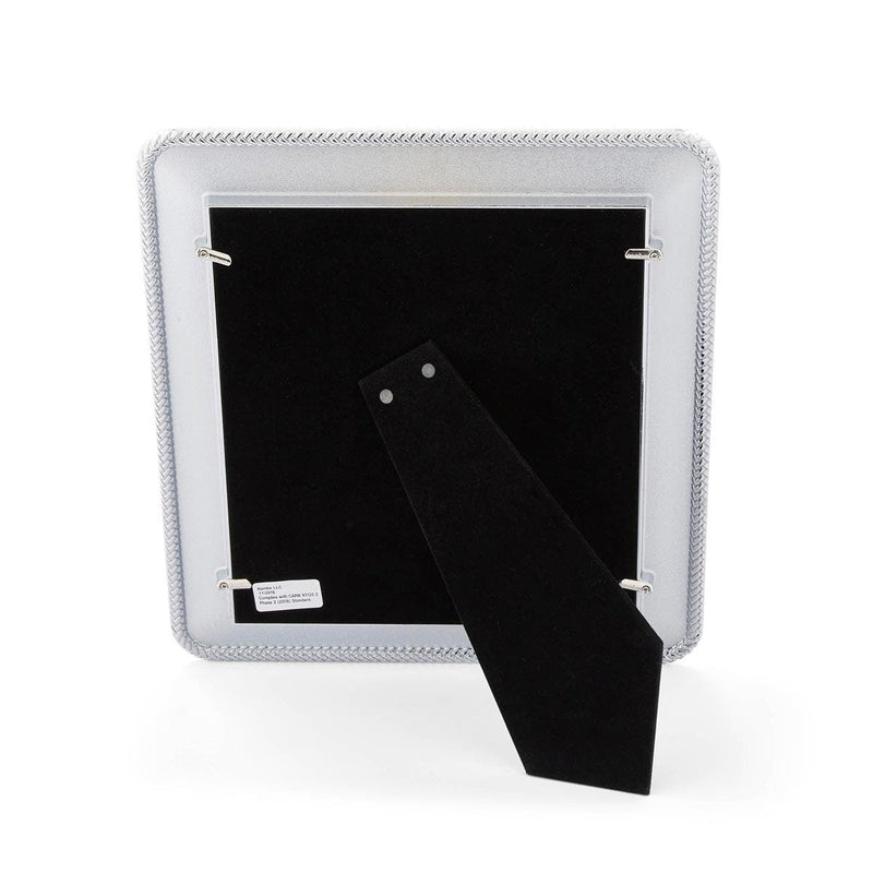 Nambé Braid Photo Frame - rear view.
