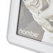 Nambé Braid Photo Frame - design detail.