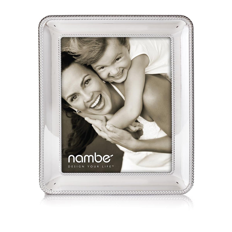 Nambé - Braid Photo Frame | 8 x 10 in / 20.3 x 25.4 cm
