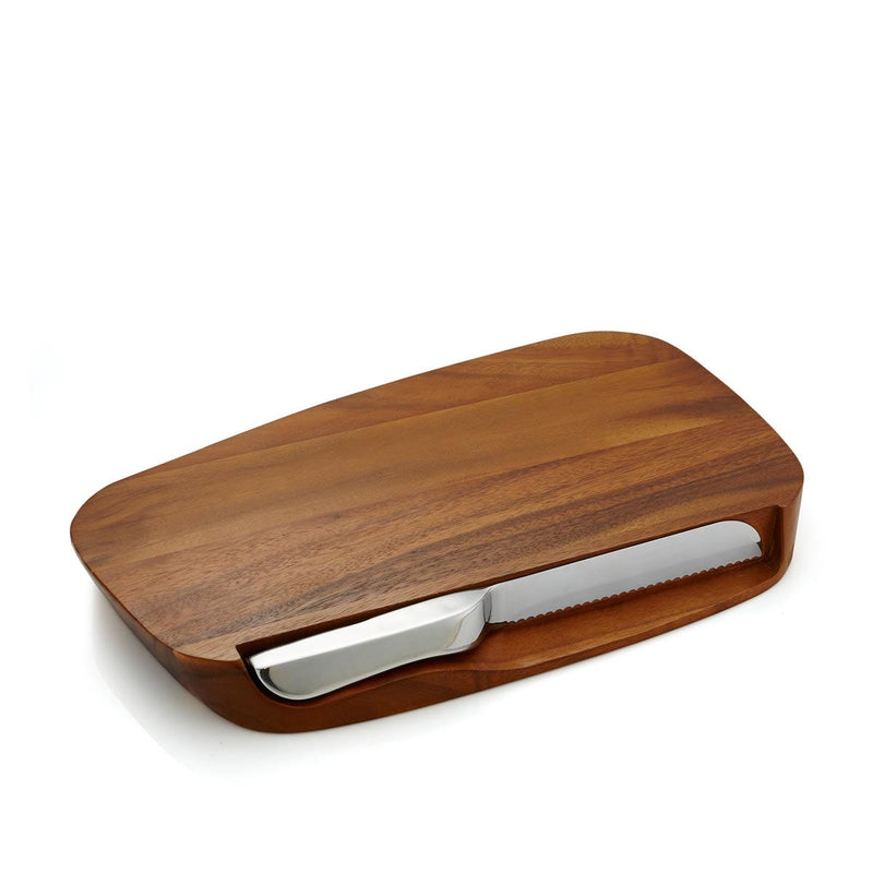 Nambé - Blend Bread Board with Knife