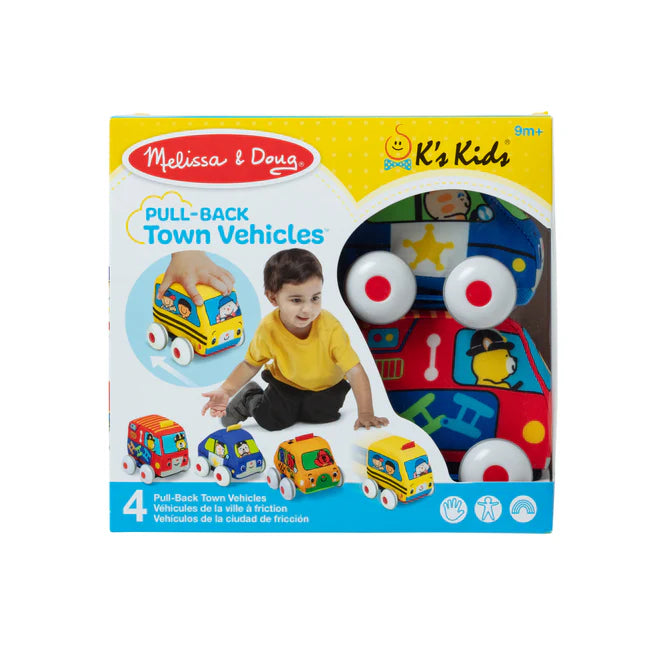Melissa & Doug - K's Kids Pull-Back Vehicles Toy