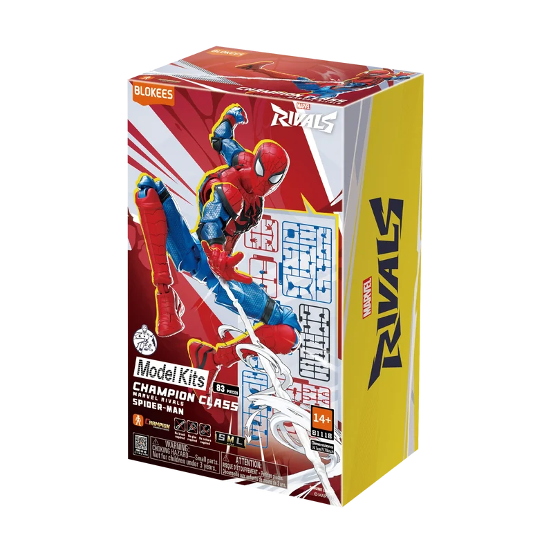 BLOKEES - Kits de maquettes de Spider-Man, Champion de Marvel Rivals, classe 06 | Blokees
