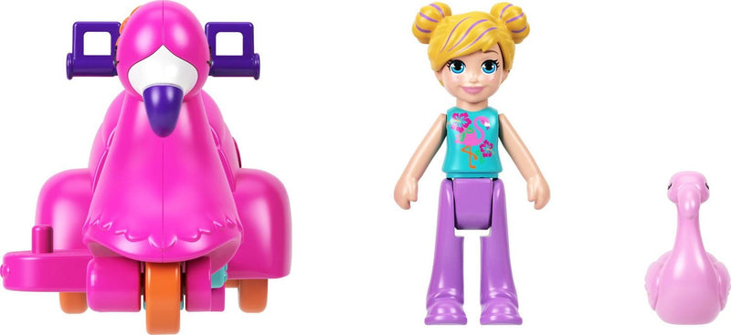 Polly Pocket - Pollyville Single Fig & Car
