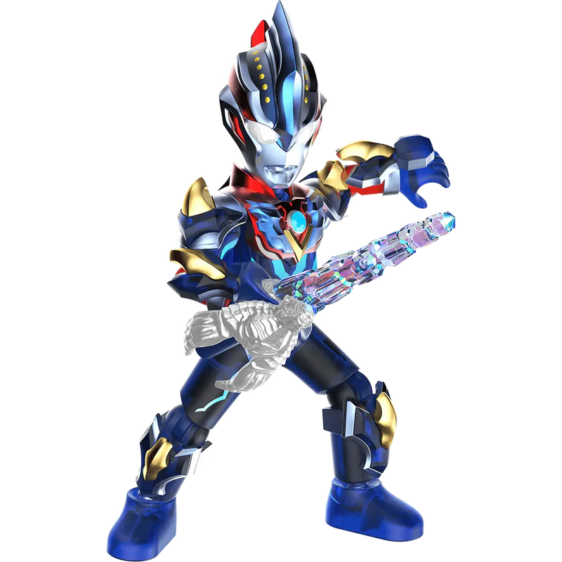 BLOKEES - Ultraman - Galaxy Version 9pc PDQ Wave 9 Glitter Ginga