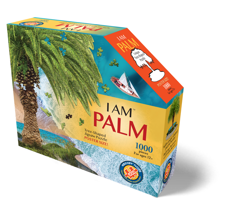 Madd Capp Puzzles – I Am Palm Jigsaw Puzzle | 1000 Pieces – front of packaging