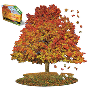 Madd Capp Puzzles – I Am Sugar Maple Jigsaw Puzzle | 1000 Pieces – puzzle and packaging