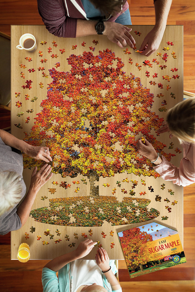 Madd Capp Puzzles – I Am Sugar Maple Jigsaw Puzzle | 1000 Pieces – lifestyle view