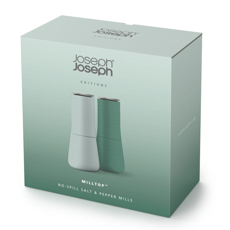 Joseph Joseph - Milltop™ SAGE No-Spill Salt & Pepper Mills