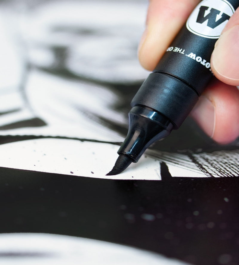 Molotow Brush Marker Black