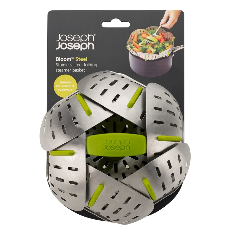 Joseph Joseph - Bloom™ Steel Folding Steamer Basket