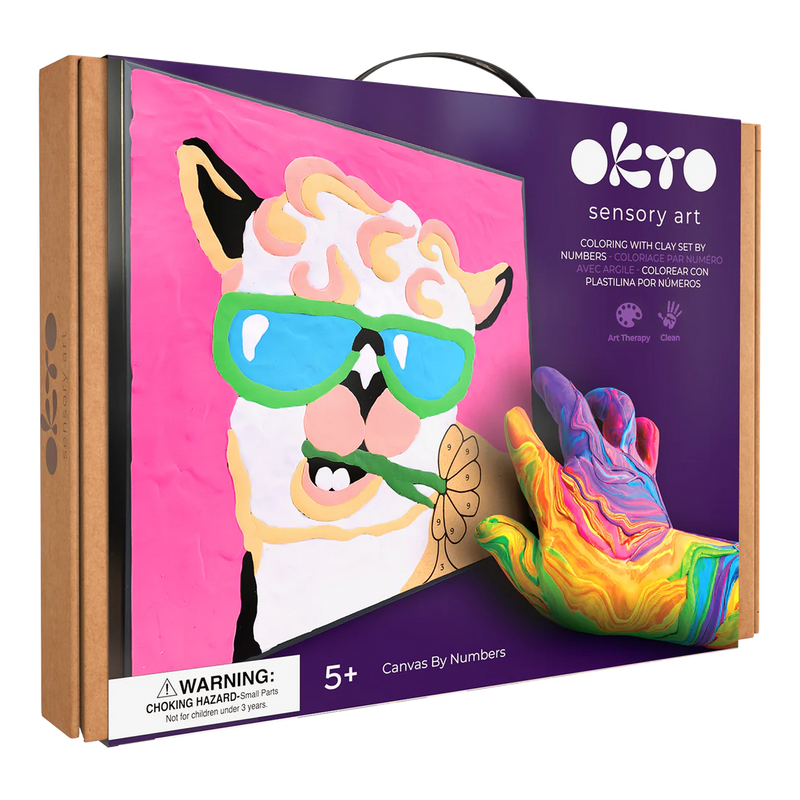 OKTO - COLORING WITH CLAY BY NUMBERS - LLAMA - Limolin 