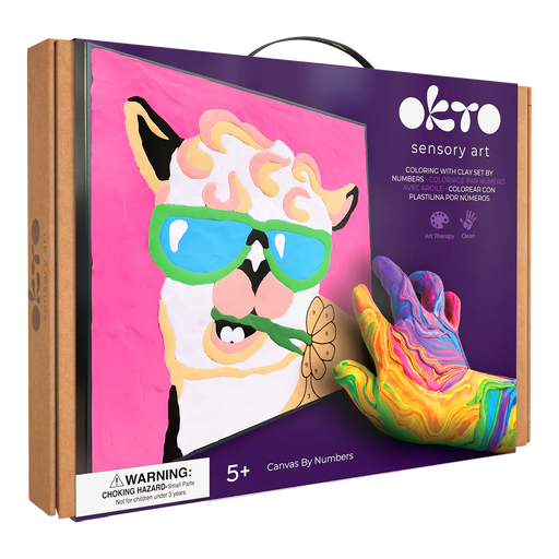 OKTO - COLORING WITH CLAY BY NUMBERS - LLAMA - Limolin 