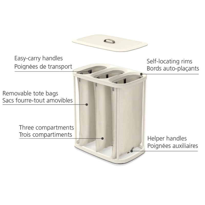 Joseph Joseph - TotaTrio™ Easy-Empty Laundry Basket