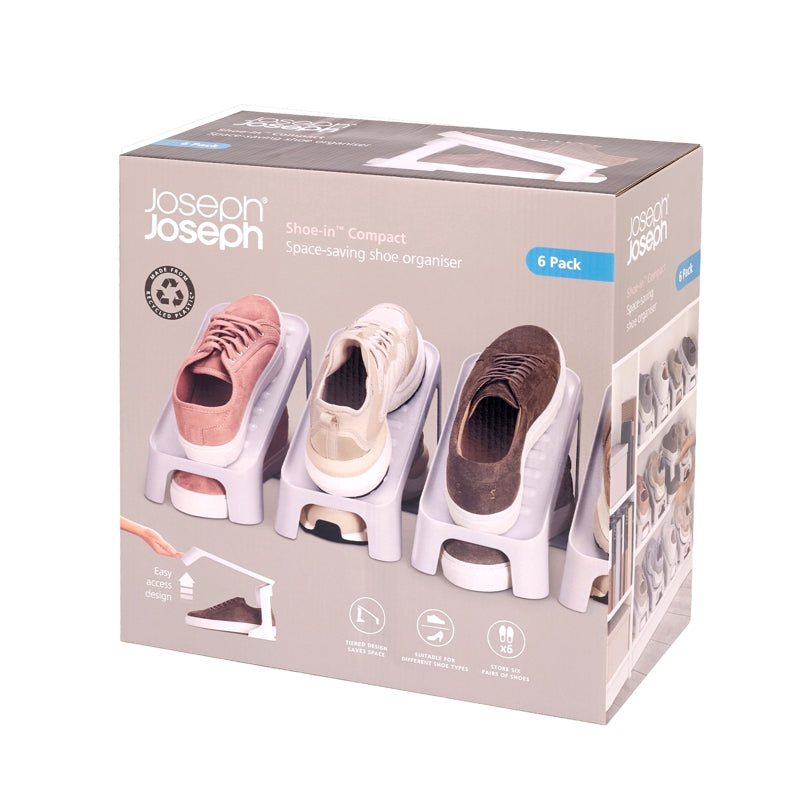 Joseph Joseph - Shoe-In™ Set of 6 Compact Shoe-Storage Caddies
