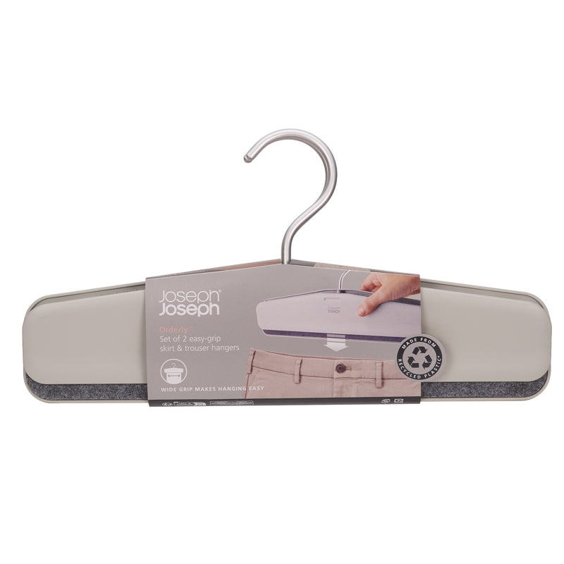 Joseph Joseph - Orderly™ Set of 2 Easy-Grip Skirt & Pants Hangers