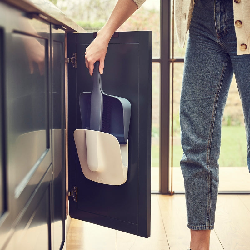 Joseph Joseph - CleanStore™ Wall-mounted Dust Pan and Brush