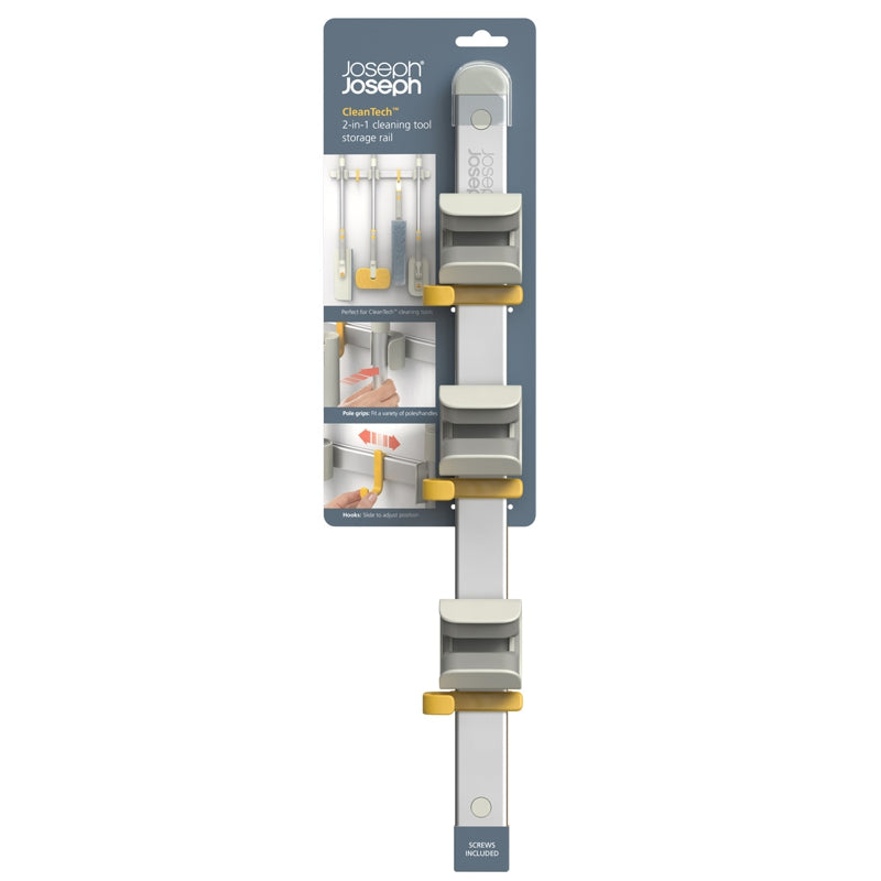 Joseph Joseph - CleanTech™ Wall-Mounted Pole & Tool Organizer