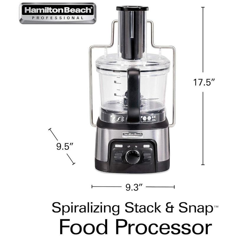 Hamilton Beach Professional 70815 Spiralizing Food Processor — Refurbished