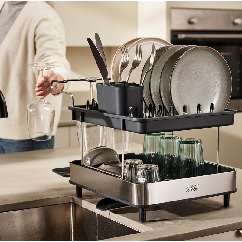 Joseph Joseph - Excel™ Steel 2-tier Dish Rack