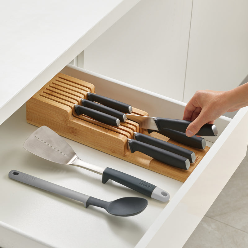 Joseph Joseph - DrawerStore™ Bamboo 2-tier Knife Organizer