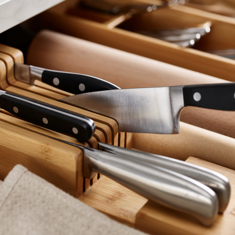 Joseph Joseph - DrawerStore™ Bamboo 2-tier Knife Organizer