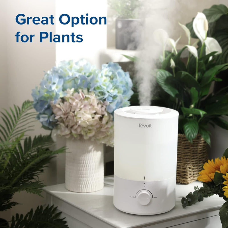 Levoit Dual 150 Top-Fill Humidifier, 3 L, White