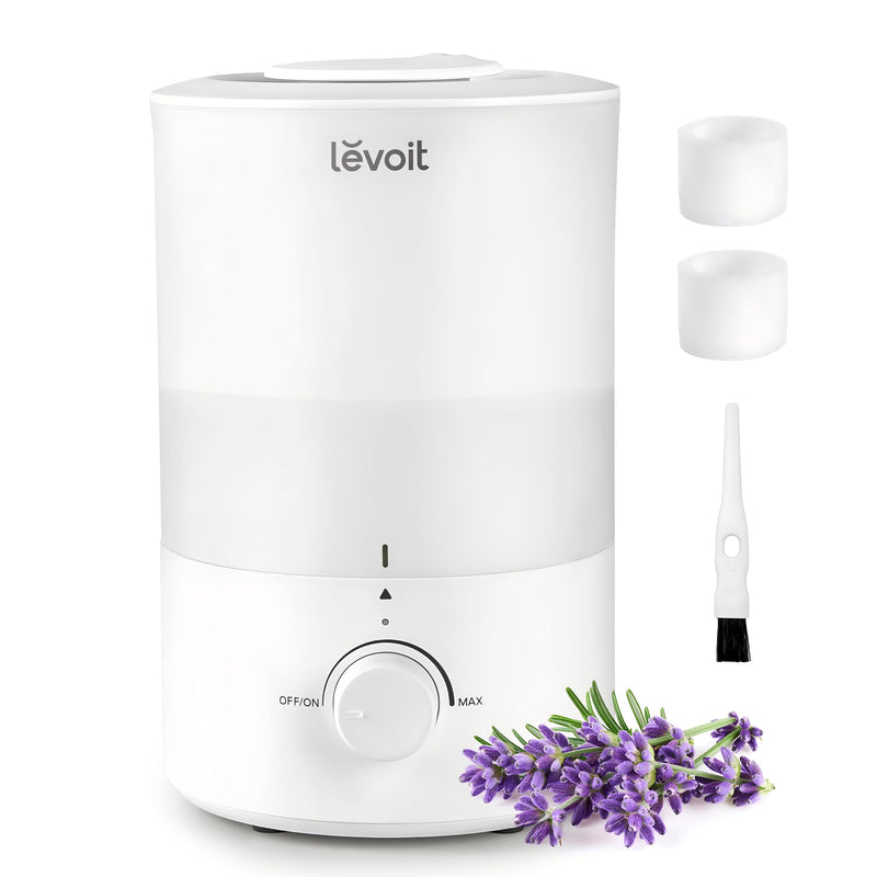 Levoit Dual 150 Top-Fill Humidifier, 3 L, White