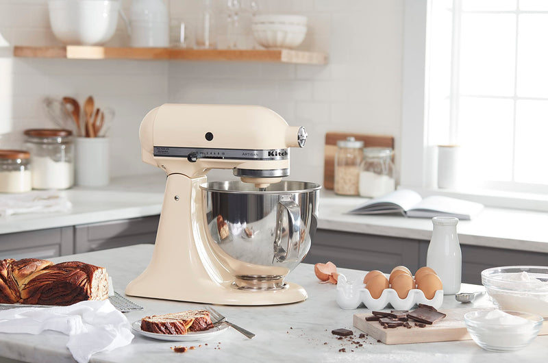KitchenAid - Artisan KSM150PSAC - 5 qt Stand Mixer - Almond Cream